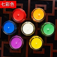 Flat Lotus Butter Lamp Candle Buddhist Supplies 24 Hours Candle Lamp Smokeless Lamp Holder Changming