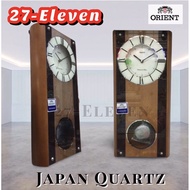 Genuine Orient Wooden Wall Clock with Melody / Japan Movement