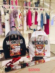 MOSCHINO 小熊款後背包雙肩包