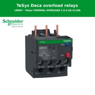 Schneider Electric Thermal overload relay รุ่น Tesys Deca 690VAC 1.6 to 2.5A 1NO+1NC class 10A screw