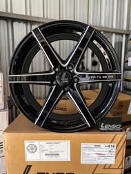 ล้อแม็กใหม่ ขอบ18 -  LENSO รุ่น JAGER - สีดำเงา ขลิบเงิน - ขอบ18 x 8.5 x 5รู114.3 ET35 - ส่งฟรี Kerry Express