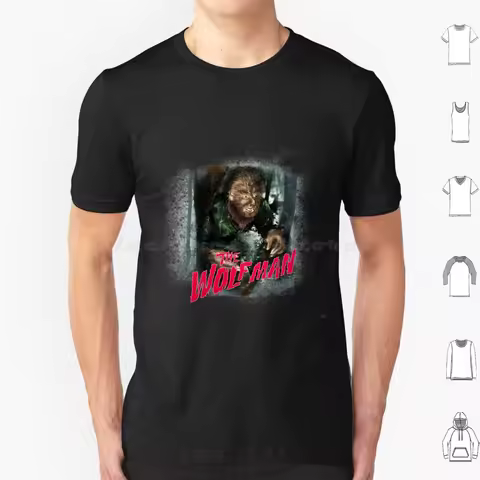The Wolfman 1941 T Shirt Men Women Kids 6xl Horror Fan Wolf Halloween 1941 Classic Movies Werewolf M