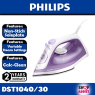 Philips DST1040 Seterika Wap Steam Iron with Non-Stick Soleplate DST1040/30