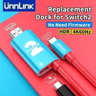 NEW ﻿ Unnlink 4K 60Hz Video Cable for Switch 2 Screen Mirroring Cable 2K 120Hz USB C to HDMI + PD 10