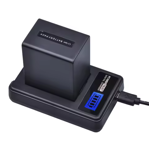 1Pcs 4500mAh NP-FV100 NP FV100 NPFV100 FV100 Battery + LCD USB Charger for SONY NP-FV30 NP-FV50 NP-F