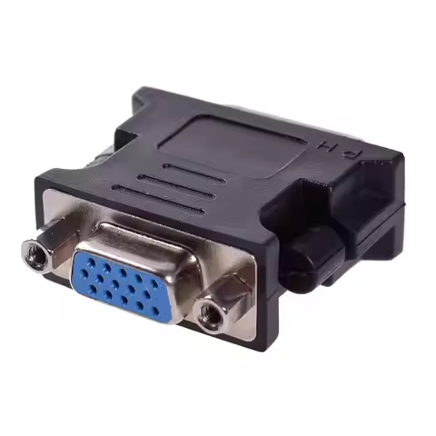 NEW DVI to VGA Adapter Converter DVI 24+5 Pin Male to VGA Female Video Converter For Projector Compu