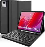 HUAIBX Keyboard Cover Tablet Case Compatible with Lenovo Xiaoxin Pad 11 2025 2024 11-inch Lenovo Tab
