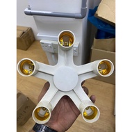 CLEAR STOCK LED BULB HOLDER E27 TO E27 BULB ADAPTER HOLDER