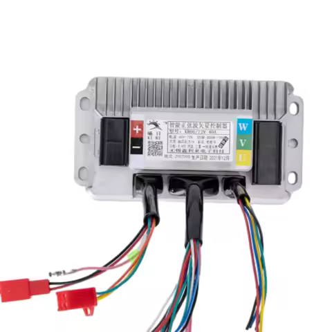 48V/60V/72V/96V Electric Vehicle Controller 500W/1000W/1200W/1500W Three-mode Sine Wave Brushless Mo