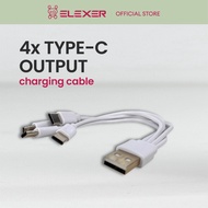 USB to TYPE-C 2 / 4 Port Charging Cable Wire