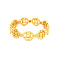 Top Cash Jewellery 916 Gold Full Ancient Coin Full Ring