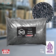 KDK 8x30 active carbon @1kg | Pdam/sum water filter media
