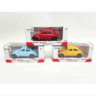 Die-cast Children's Toy Car VW Beetle Car Vintage Car Beetle Pullback Door Open