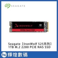 Seagate【那嘶狼 IronWolf 525】1TB NVMe PCIe NAS SSD 固態硬碟