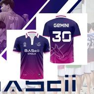 BAScii Football Polo Short Sleeve Jersey (custom name&amp;number)