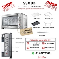 SSODD Electric Oven 60L