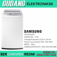 Mesin Cuci Samsung 1 Tabung 7 Kg WA70H4200 Top Loading Samsung 7kg