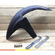 GP FRONT FENDER MUDGUARD WITH BRACKET SET UNIVERSAL mangat depan tayar LC135 Y15ZR RS150 FZ150 r15 r