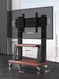 YINJIANG | Portable Rolling TV Stand 55-98 Inches