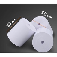 Thermal Paper 57x50 Mm. 10 Rolls Of Receipt For Supermarket Hotel Taxi POS Cash Register