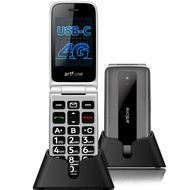 【In stock】artfone F30 4G Senior Flip Mobile Phone for Older People,Basic Big Button Phones for Elder