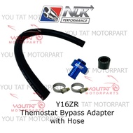 NLK PERFORMANCE Y16ZR NVX RACING THERMOSTAT BYPASS ADAPTER WITH HOSE