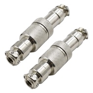 3Pin 12mm Waterproof Female/Male Wire Panel Power Chassis Metal Fittings Aviation Connector GX12-3P 