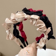 Ribbon Scrunchie Hairband/Fashion Headband Premium Satin Ribbon