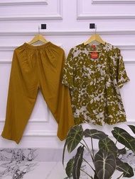 COD | Setelan Wanita Andin Lengan Pendek | Oneset Rayon Wanita Celana Pendek Viral Termurah