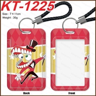 YB3 The Amazing Digital Circus Anime KeyChain Student Metro/Meal/Bus Card Holder Identity Cas