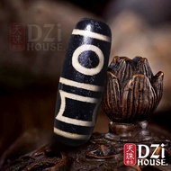 Heaven & Earth Dzi Bead 天地天珠 (QW6075V)【Dzi House 天珠奇家】Antique Blessing Wealth Luck Of Old Tibetan Ki