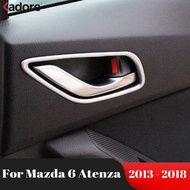 Car Inner Door Handle Bowl Cover Trim For Mazda 6 Atenza 2013 2014 2015 2016 2017 2018 Matte Decoration Interior Accessories