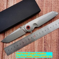 Newest Chamberlain Design Real 9Cr18Mov Tanto Blade Steel Handle