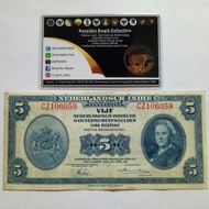 Uang Kuno Seri NICA 5 Vijf Gulden atau 5 Rupiah Nederlandsch-Indie