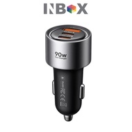 IN-BOX Mcdodo 90W 3 Ports Car Charger (USB-C x2, USB-A X1)