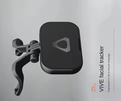 VIVE Face Tracker Captures Facial Tracker Full Face Table Emotion Recognition VR Body Tracking
