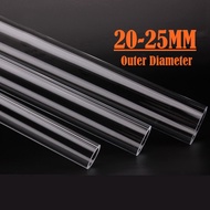 Transparent 20/25/32mm Acrylic O.D. overflow Aquarium Plexiglass tube For Fish Tank Water Cooling Ha