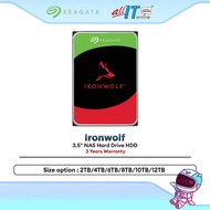 Seagate IronWolf NAS 3.5’’ HDD 5400/5900/7200RPM (2TB–12TB)
