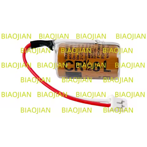 1PCS New Original CR1/2 6.L CR1/26.L 14250 1/2AA 3V Lithium PLC Battery With White Connector