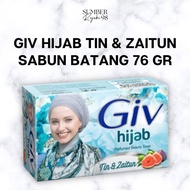 Sabun Giv Hijab Tin & Zaitun 76 Gr Sabun Mandi Badan Giv Batangan