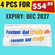 Fastum Gel Max Muscle Joint Pain 50g Rheumatic Tiger Balm Voren Bengay Salonpas Panaflex