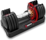 Keppi Adjustable Dumbbells Set-25lb Dumbbells with Anti-Slip Metal Handle for Exercise & Fitness Fas