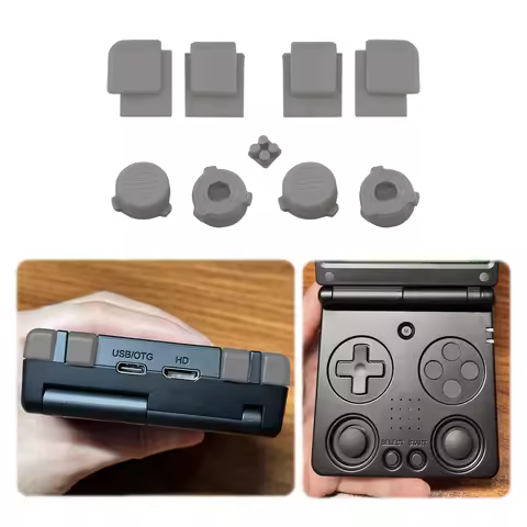 For Anbernic RG34XXSP keycap set flat design optimizes key height