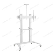 New! 2021_KRATOS-120W (Gloss White) ขาตั้งทีวีขนาด 70"-120" ระดับ Premium ปรับความสูงได้ 1.25-1.60 เ