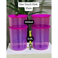 One Touch Tupperwarebrand 650ml/1 25L/3L