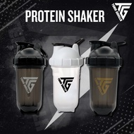 TEAM GORILLA Protein Shaker 500ml/16.9oz Leakproof Gym Bottle with Spring Ball BPA Free