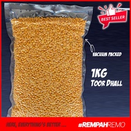 MALAWI DHAL / TOOR DHAL / KACANG DHAL TUR 1KG — VACUUM PACKED