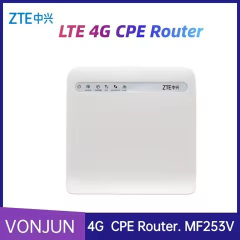 Unlocked ZTE MF253 150Mbps 4G LTE Wifi Hotspot SIM Card CPE Router MF253V