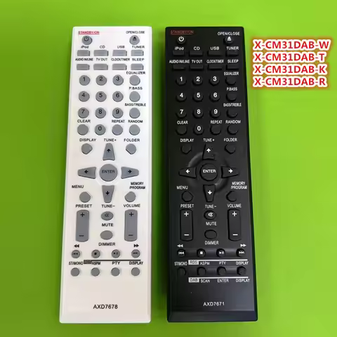 For Pioneer CD Home Theater Audio Player AXD7671 AXD7678 Remote Control X-CM31DAB-W AXD7715 X-CM31DA