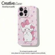 MERAH Cute pink kitten Phone Hardcase For VIVO S12 Y15S Y15A Y15C Y01 Y10 Y17 Y3 Y12 Y15 Y19 Y5S Z5I